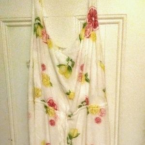 Forever 21 Lemon Print Dress (3X)